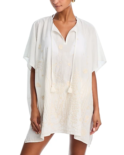 Echo Neptune's Garden Caftan Swim Cover-Up