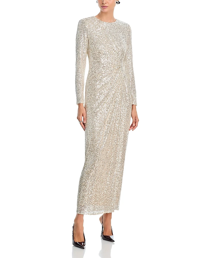 Eliza J Side Ruffled Gown