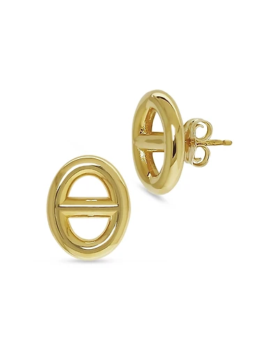 Bloomingdale's Fine Collection Mariner Link Stud Earrings
