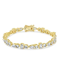 Sterling Forever Billie Cubic Zirconia Flex Bracelet
