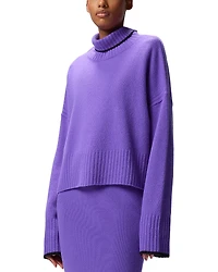Pinko Falkland Wool & Cashmere Polo Neck Sweater