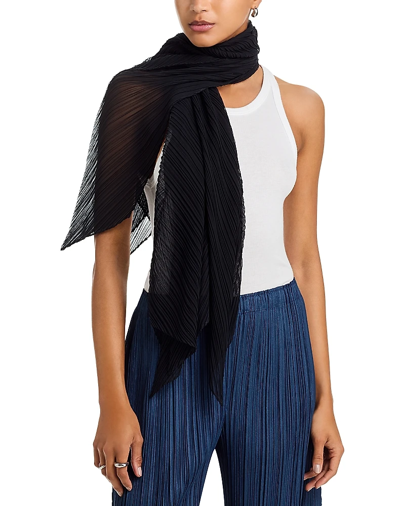 Pleats Please Issey Miyake Chevron Pleats Scarf