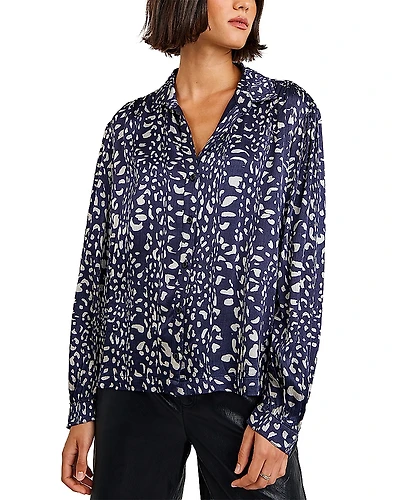 Bella Dahl Smocked Shoulder Textured Blouse