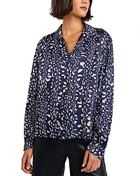 Bella Dahl Smocked Shoulder Textured Blouse