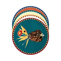 La DoubleJ x Beto Val Disk Coasters, Set of 4