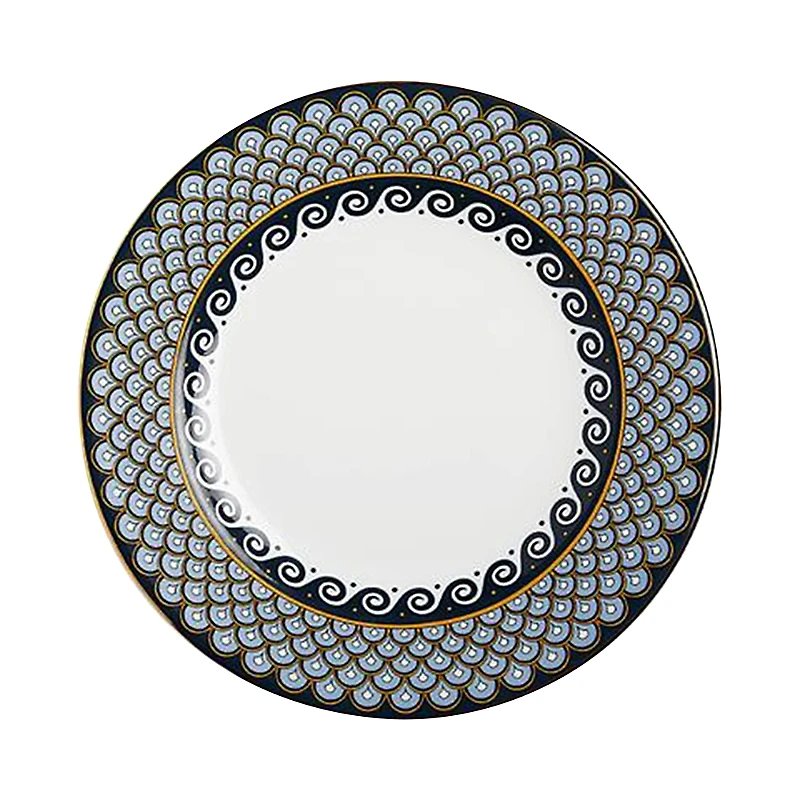 La DoubleJ Napoli Blue Dinner Plates, Set of 2