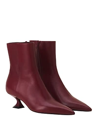 Lanvin Midnight Step Leather Ankle Boot