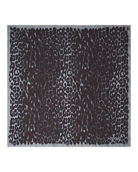 Lanvin Leopard Print Silk Scarf