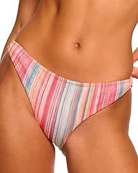 Ramy Brook Striped Isla Bikini Bottom