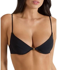 Kiki De Montparnasse Lace-Up Demi Bikini Top