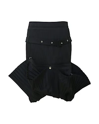 rokh Pleated Overturn Skirt