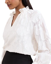 Phase Eight Amal Floral Textured Blouse