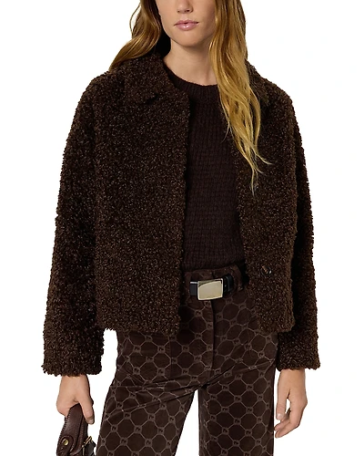 Gerard Darel Mavis Faux Fur Jacket