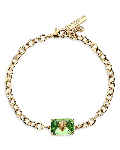 Kurt Geiger London Signature Eagle Gem Link Bracelet