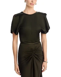 Victoria Beckham Draped Sleeve Top