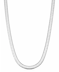 Oradina Sterling Silver Mirage Herringbone Choker