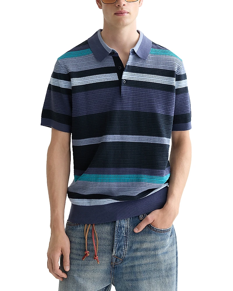 Scotch & Soda Textured Polo Shirt