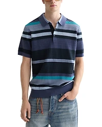 Scotch & Soda Textured Polo Shirt