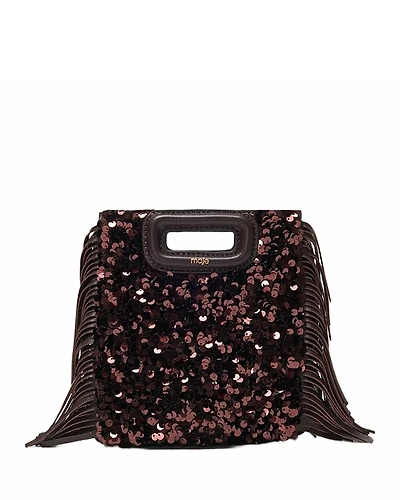 Maje M Mini Sequin Bag