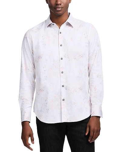 Robert Graham Addington Cotton Blend Button Down Shirt