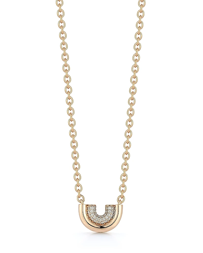 Walters Faith 18K Rose Gold Thoby Diamond Tubular Statement Necklace