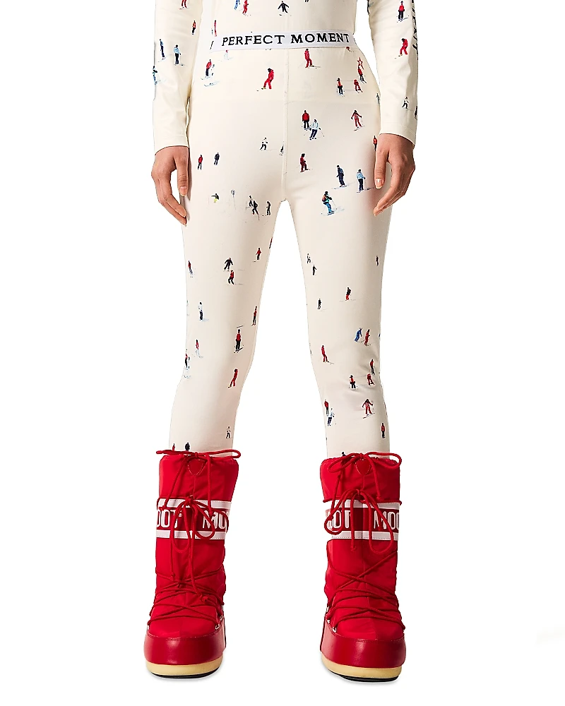 Perfect Moment Printed Base Layer Leggings