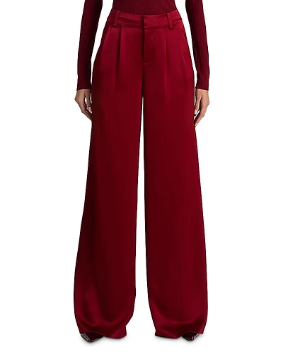Alice and Olivia Kennedy Pleated Wide Leg Pants
