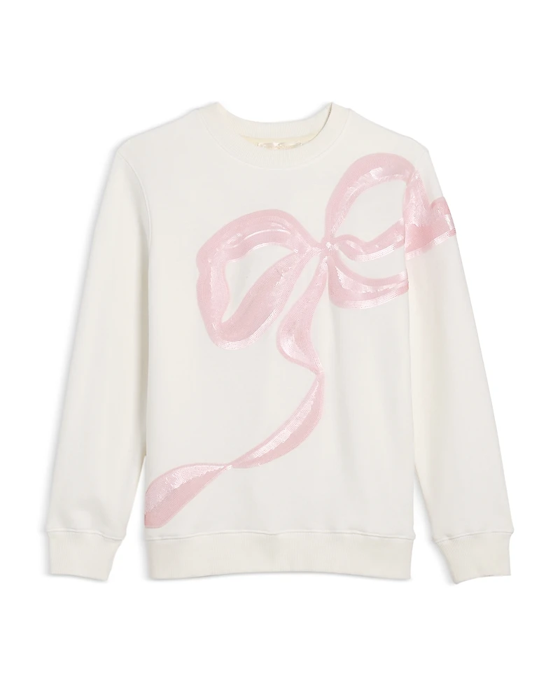 LoveShackFancy Girls' Serafina Tween Sweatshirt - Little Kid, Big Kid