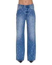 Pistola Hendrix High Rise Embellished Baggy Jeans