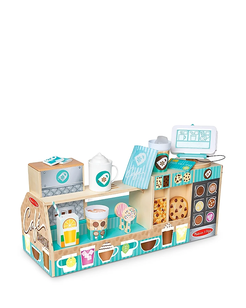 Melissa & Doug Cafe Barista Coffee Shop - Ages 3-7