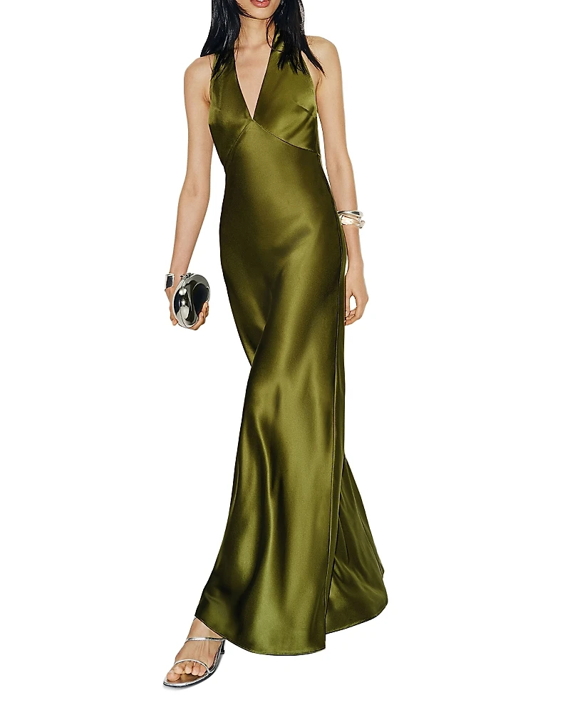 Reformation Daniela Silk Dress