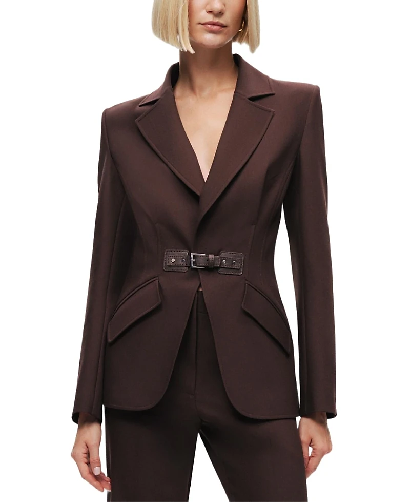 Nocturne Belted Tailored Blazer