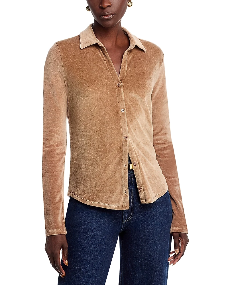 Majestic Filatures Velour Long Sleeve Shirt