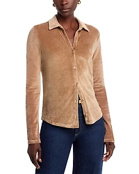 Majestic Filatures Velour Long Sleeve Shirt