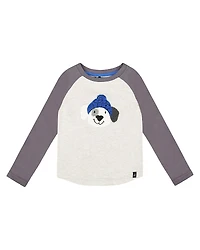 Deux par Boys' Raglan Sleeve Organic Cotton Jersey Tee - Baby