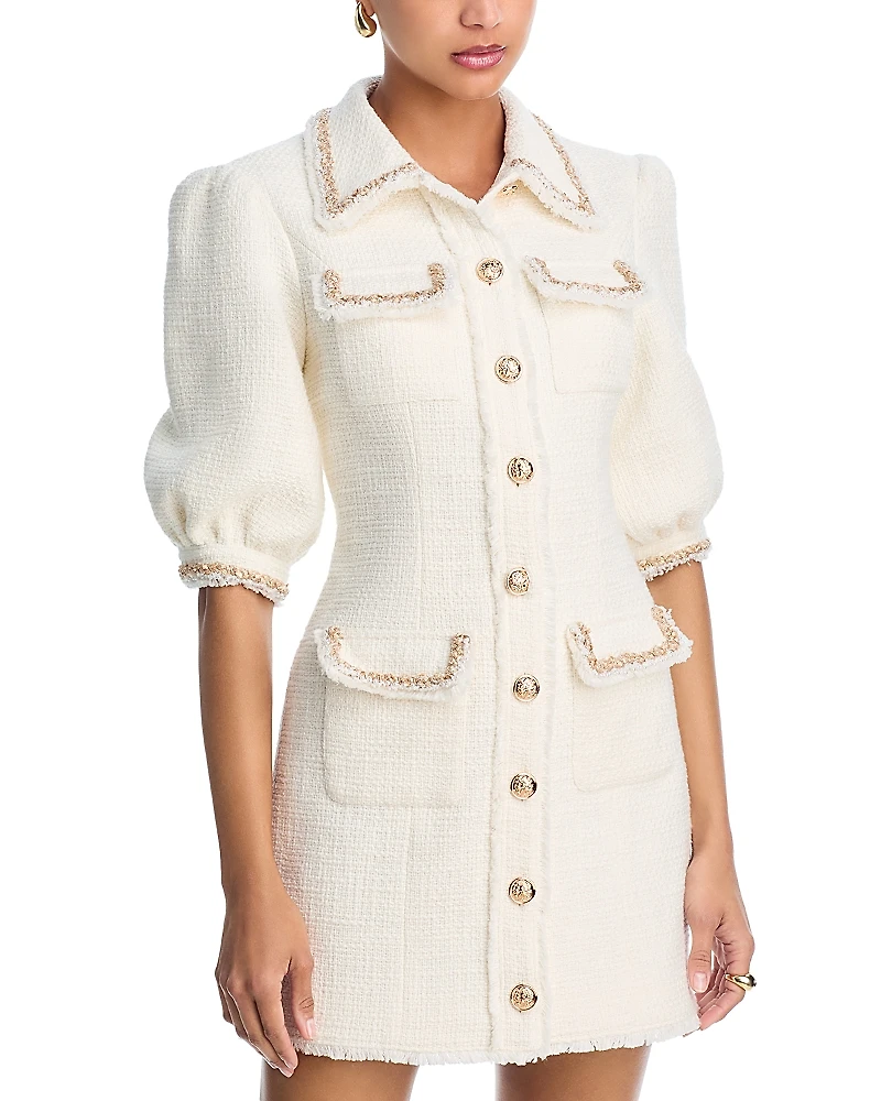 Cinq a Sept Embellished Mini Dress