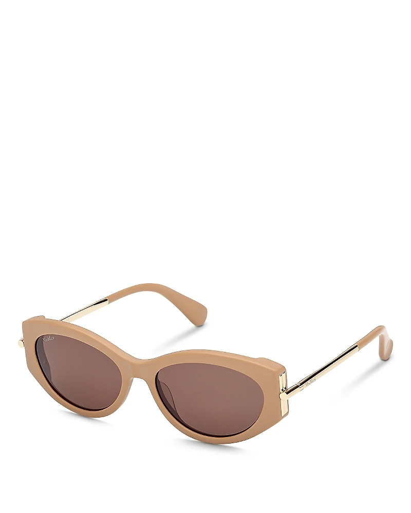 Max Mara Oval Sunglasses, 54mm