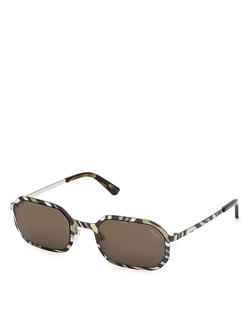 Pucci Geometric Sunglasses, 52mm