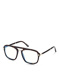 Tom Ford Navigator Blue Light Glasses, 54mm