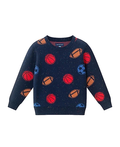Andy & Evan Boys' Sports Themed Sweater - Little Kid