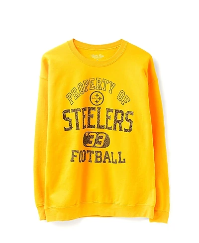 Junk Food Clothing Unisex Nfl Pittsburgh Steelers Property Flea Market Crew Fleece