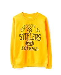 Junk Food Clothing Unisex Nfl Pittsburgh Steelers Property Flea Market Crew Fleece