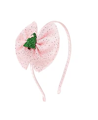 Sweet Wink Girls' Christmas Tree Tulle Bow Headband - Little Kid, Big Kid