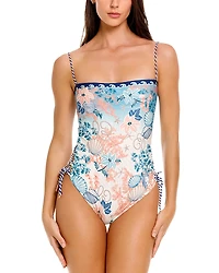 Agua Bendita Mariel Reversible One Piece Swimsuit