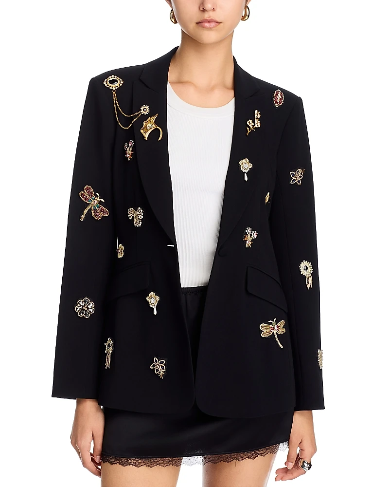 Cinq a Sept Cheyenne Brooches Blazer