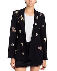 Cinq a Sept Cheyenne Brooches Blazer