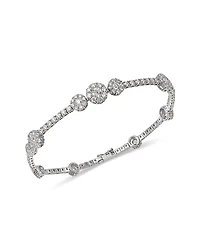 Bloomingdale's Fine Collection Diamond Flower Bracelet