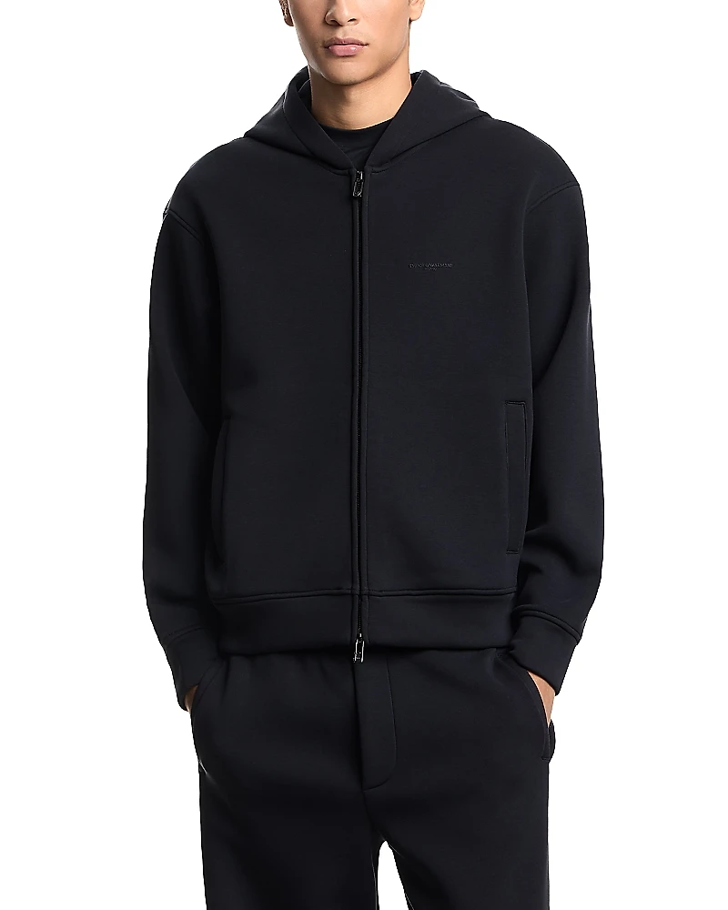 Emporio Armani Jersey Zip Hoodie