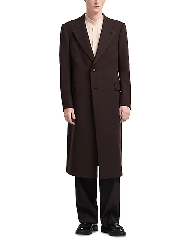 Emporio Armani Single Breasted Overcoat