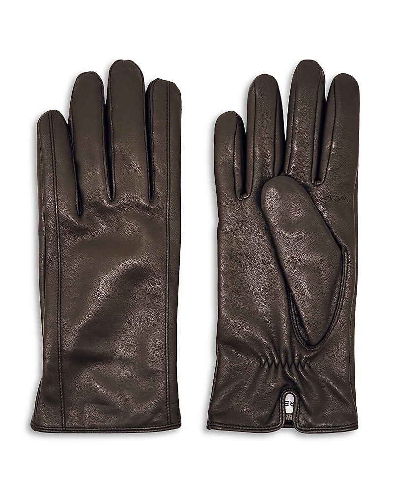Reiss Giselle Leather Gloves